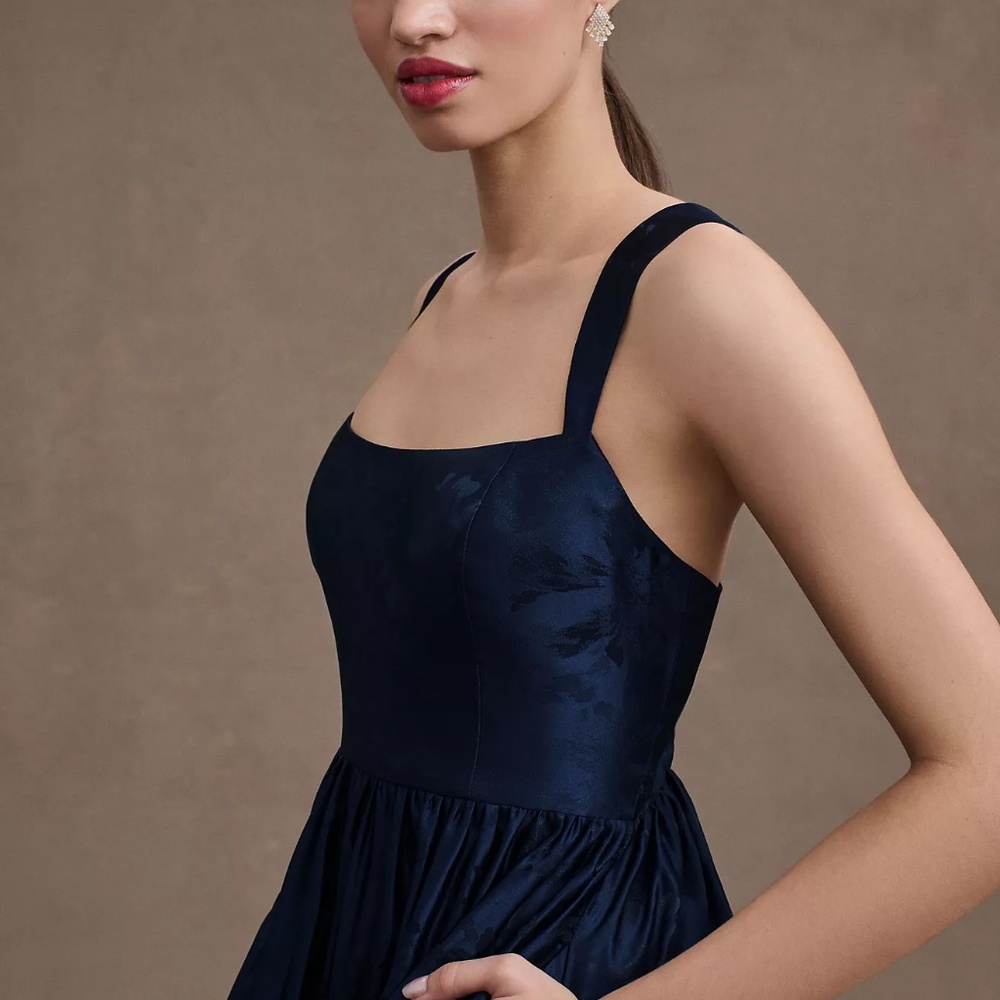 BHLDN Navy Midi Dress - Picture 2 of 9